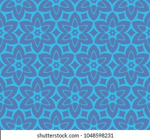 Seamless modern vector illustration with geometric ornament.