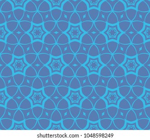 Seamless modern vector illustration with geometric ornament.
