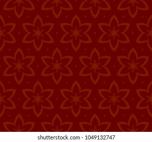 Seamless modern vector illustration with geometric ornament.