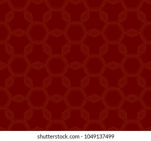 Seamless modern vector illustration with geometric ornament.