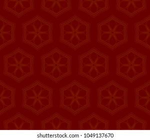 Seamless modern vector illustration with geometric ornament.