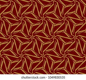 Seamless modern vector illustration with geometric ornament.