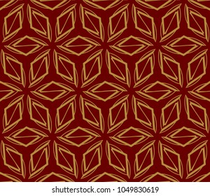 Seamless modern vector illustration with geometric ornament.