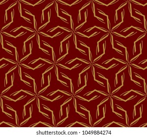 Seamless modern vector illustration with geometric ornament.