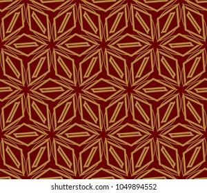 Seamless modern vector illustration with geometric ornament.