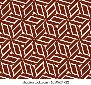 Seamless modern vector illustration with geometric ornament.