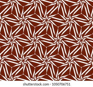Seamless modern vector illustration with geometric ornament.