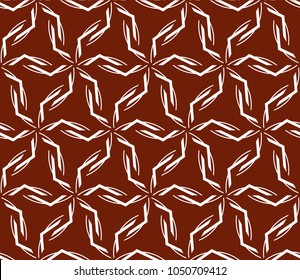 Seamless modern vector illustration with geometric ornament.