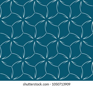 Seamless modern vector illustration with geometric ornament.