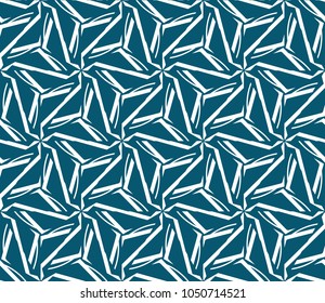 Seamless modern vector illustration with geometric ornament.