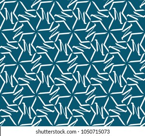 Seamless modern vector illustration with geometric ornament.