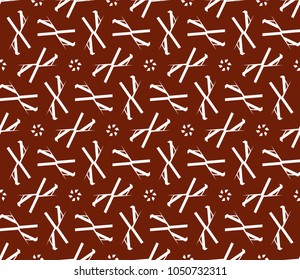 Seamless modern vector illustration with geometric ornament.