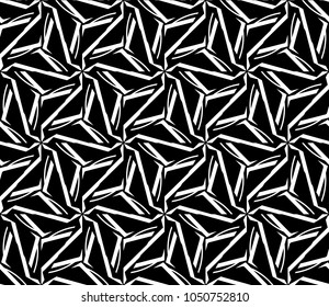 Seamless modern vector illustration with geometric ornament.