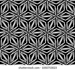 Seamless modern vector illustration with geometric ornament.