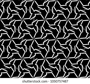 Seamless modern vector illustration with geometric ornament.