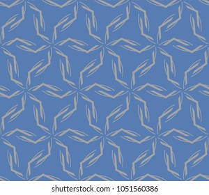 Seamless modern vector illustration with geometric ornament.