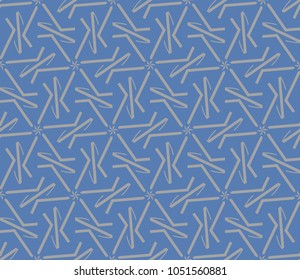 Seamless modern vector illustration with geometric ornament.