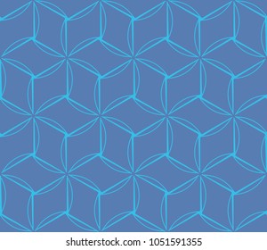 Seamless modern vector illustration with geometric ornament.