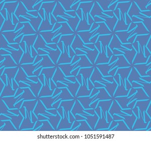 Seamless modern vector illustration with geometric ornament.