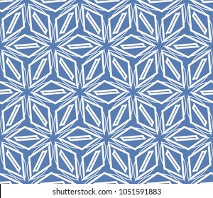 Seamless modern vector illustration with geometric ornament.