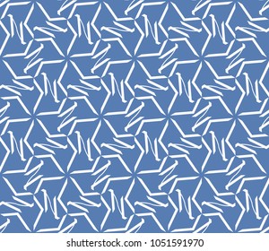 Seamless modern vector illustration with geometric ornament.