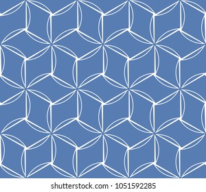 Seamless modern vector illustration with geometric ornament.