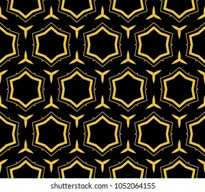 Seamless modern vector illustration with geometric ornament.