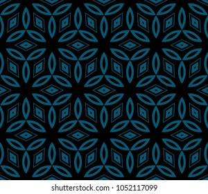 Seamless modern vector illustration with geometric ornament.