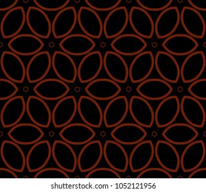 Seamless modern vector illustration with geometric ornament.