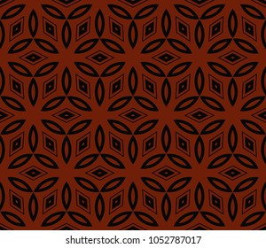 Seamless modern vector illustration with geometric ornament.