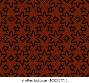 Seamless modern vector illustration with geometric ornament.