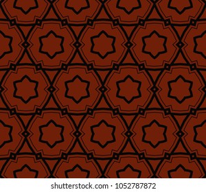 Seamless modern vector illustration with geometric ornament.