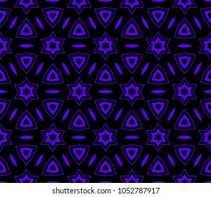 Seamless modern vector illustration with geometric ornament.
