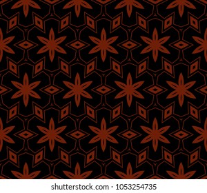 Seamless modern vector illustration with geometric ornament.