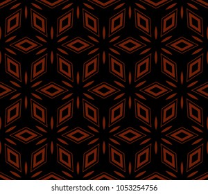 Seamless modern vector illustration with geometric ornament.
