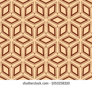 Seamless modern vector illustration with geometric ornament.