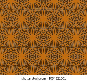 Seamless modern vector illustration with geometric ornament.