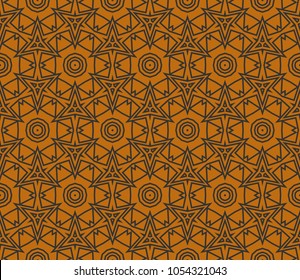 Seamless modern vector illustration with geometric ornament.