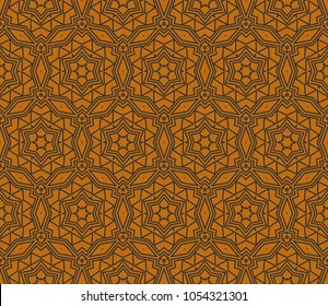 Seamless modern vector illustration with geometric ornament.