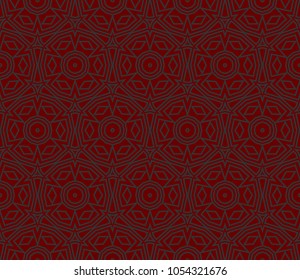 Seamless modern vector illustration with geometric ornament.