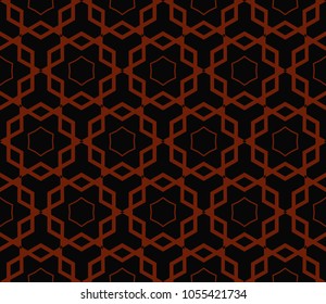 Seamless modern vector illustration with geometric ornament.