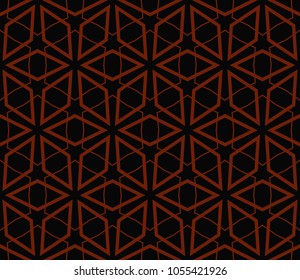 Seamless modern vector illustration with geometric ornament.