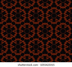 Seamless modern vector illustration with geometric ornament.