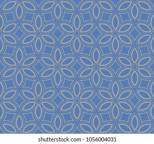 Seamless modern vector illustration with geometric ornament.
