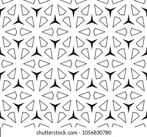 Seamless modern vector illustration with geometric ornament.