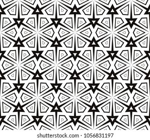 Seamless modern vector illustration with geometric ornament.