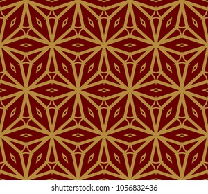 Seamless modern vector illustration with geometric ornament.