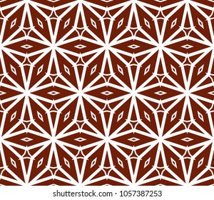 Seamless modern vector illustration with geometric ornament.