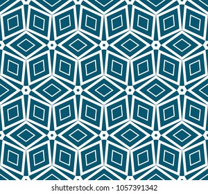 Seamless modern vector illustration with geometric ornament.