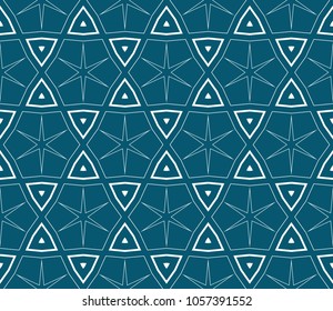 Seamless modern vector illustration with geometric ornament.